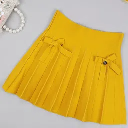 One Friday Girls Pleated Flared Skirt-image-23