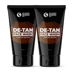 BEARDO Men Set Of 2 De-Tan Face Wash With Coffee Detox for Glowing Complexion - 100ml Each-10