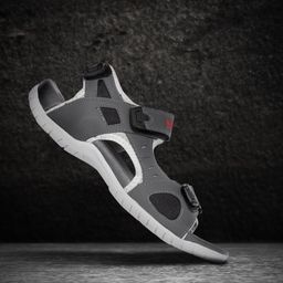 The Roadster Lifestyle Co Men Grey Solid Sports Sandals-image-90