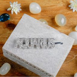 Arendelle Girls Silver-Toned & White Embellished Bobby Pin-37