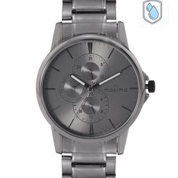 maxima Men Attivo Stainless Steel Bracelet Style Analogue Multi Function Watch 67150CMGF-31