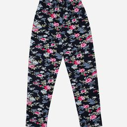 DYCA Girls Floral Printed Cotton Mid-Rise Track Pants-image-56