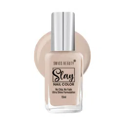 SWISS BEAUTY Slay Ultra Shine Formulation Nail Colour 13ml - Ultra Cream 61-53