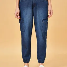 YU by Pantaloons Women Clean Look Stretchable Jogger Jeans-picture-39