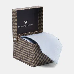 Blackberrys Men Woven Design Silk Skinny Tie-picture-51