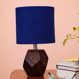 Pinecraft INTERNATIONAL Blue Table Lamp With Shade-49