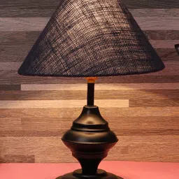 foziq Black & Blue Textured Table Lamps-image-33