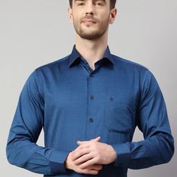 Cantabil Spread Collar Cotton Formal Shirt-image-83