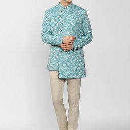 Peter England Elite Men Blue Suits-image-21