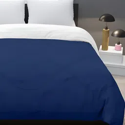 RF RELAXFEEL Blue & White Geometric Heavy Winter 233 GSM Double Bed Comforter-image-58