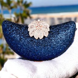 Toobacraft Embellished Half Moon Clutch-image-35