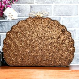 Toobacraft Embellished Box Shell Clutch-image-17