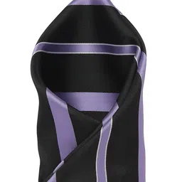 Alvaro Castagnino Men's Black & Purple Colourblocked Pocket Square-image-70