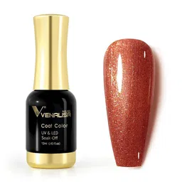 VENALISA Coat Color UV & LED Soak-Off Gel Nail Polish 12 ml - Pearly Copper 1092-12