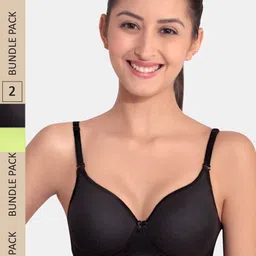 Floret Pack Of 2 Heavily Padded Non Wired High Support Minimizer Bra-27