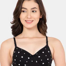 Lady Lyka Geometric Lightly Padded Non Wired T-Shirt Bra-picture-50