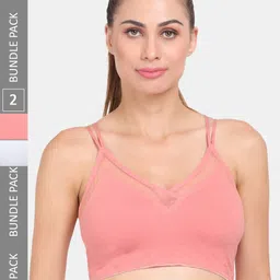 Amour Secret Pack of 2 Lightly Padded Workout Bra-image-96