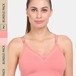 Amour Secret Pack of 2 Lightly Padded Sports Bra-image-73