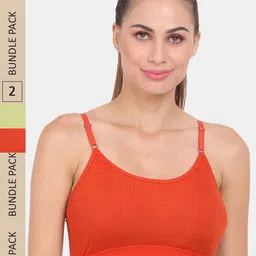 Amour Secret Pack Of 2 Lightly Padded Non Wired Anti-Odour Sports Bra-image-91