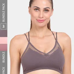 Amour Secret Pack of 3 Lightly Padded Workout Bra-picture-14