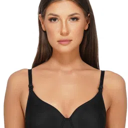 INGRID Medium Coverage Lightly Padded Organic Cotton Push-Up Bra image 1