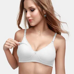 Dazzle Medium Coverage Lightly Padded Seamless Maternity Bra-All Day Comfort-picture-7