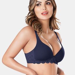 Sonari Medium Coverage Lightly Padded Plunge Bra With All Day Comfort-13