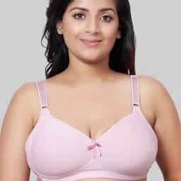 PLUMBURY Plus Size Full Coverage Lightly Padded Everyday Bra With All Day Comfort image 1