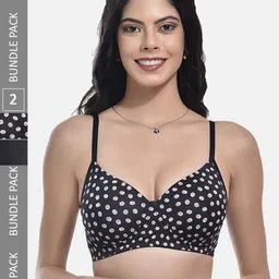 StyFun Pack Of 2 Bras Printed Full Coverage Lightly Padded-54