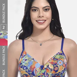 StyFun Pack Of 2 Full Coverage Lightly Padded Everyday Bra With All Day Comfort image 1
