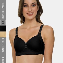 Tweens Pack Of 2 Lightly Padded Full Coverage Minimiser Bras With All Day Comfort-22