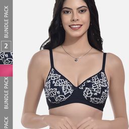 StyFun Pack of 2 Full Coverage Lightly Padded Bra With All Day Comfort-6