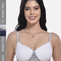 StyFun Pack Of 2 Full Coverage Lightly Padded Everyday Bra With All Day Comfort-13