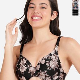 shyaway Floral Bra Medium Coverage Underwired Lightly Padded-image-75