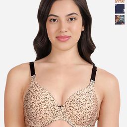shyaway Floral Bra Medium Coverage Underwired Lightly Padded-image-74
