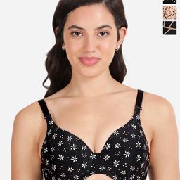 shyaway Floral Bra Medium Coverage Underwired Lightly Padded-image-71