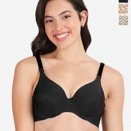 shyaway Pack Of 3 Floral Printed Lightly Padded T-shirt Bra- All Day Comfort-20