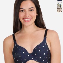 shyaway Floral Bra Medium Coverage Underwired Lightly Padded-image-49