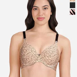 shyaway Floral Bra Medium Coverage Underwired Lightly Padded-32