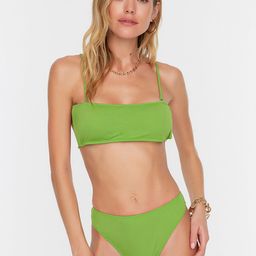 Trendyol Women Green Solid Swim Bottom-image-89