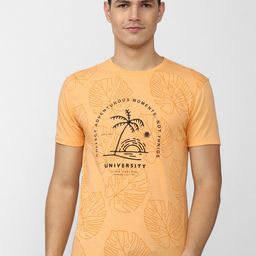 PETER ENGLAND UNIVERSITY Men Typography Printed Pockets Slim Fit T-shirt-image-69