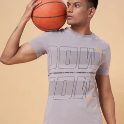 Ajile by Pantaloons Typography Printed Slim Fit Sports T-shirt-image-21