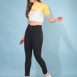Crimsoune Club Graphic Printed Round Neck Cotton Slim Fit Crop T-shirt-image-25