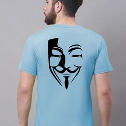 Friskers Typography Round Neck Short Sleeves Cotton Printed Slim Fit Tshirt-image-33