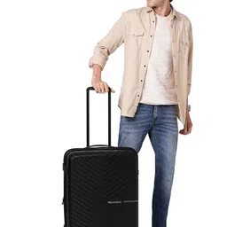 Calvin Klein Sustain 2.0 Textured Hard-Sided Medium Trolley Bag-16