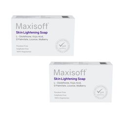 Maxisoft Set of 2 Skin Lightening Soaps with KojiC Acid & Mulberry - 75 g Each-56