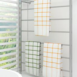 Athom Trendz Set Of 3 210GSM Striped Cotton Bath Towels-26