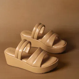 Lavie Open Toe Platform Heels-16