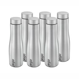 Pexpo 6 Pieces Stainless Steel Single Wall Vacuum Water Bottle 1 L Each-image-101