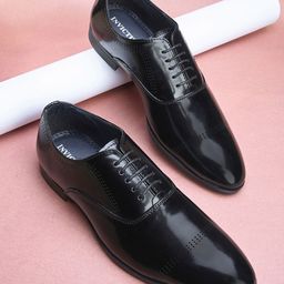 INVICTUS Men Textured Round Toe Formal Derbys-image-48